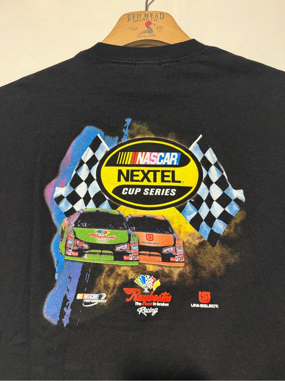 Vintage NASCAR Nextel Cup Series Racing Graphic T-Shirt XL Y2K Black - Picture 6 of 6